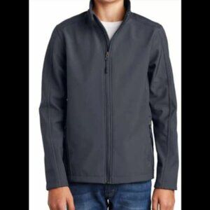 NEW Youth Soft Shell Sz. Small Water Repellent UNISEX Fleece Micro Lining Jacket